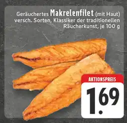Edeka Geräuchertes makrelenfilet (mit haut) Angebot