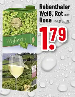 trinkgut Rebenthaler weiß, rot oder rosé Angebot