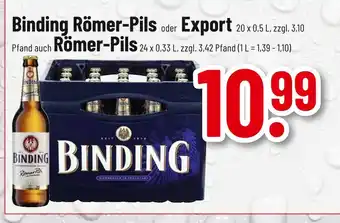 trinkgut Binding binding römer-pils oder export Angebot