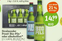 tegut Stralsunder prost! bio-pils oder alkoholfrei Angebot