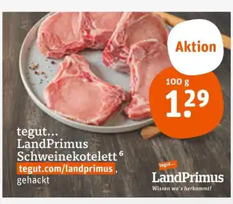 tegut Landprimus schweinekotelett Angebot