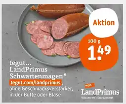 tegut Landprimus schwartenmagen Angebot