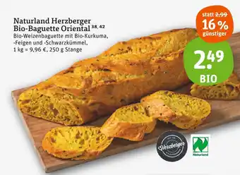 tegut Herzberger bio-baguette oriental Angebot