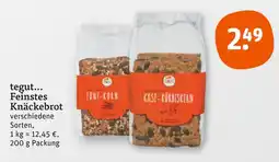 tegut Tegut... feinstes knäckebrot Angebot