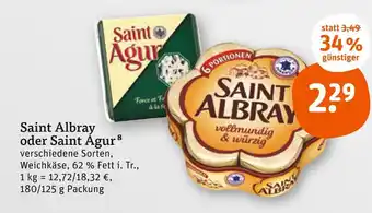 tegut Saint albray saint albray oder saint agur Angebot