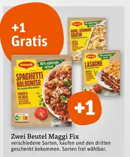 tegut Maggi spaghetti bolognese oder nudel-schinken gratin oder lasagne Angebot