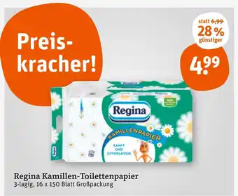 tegut Regina kamillen-toilettenpapier Angebot