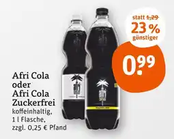 tegut Afri cola afri cola oder afri cola zuckerfrei Angebot