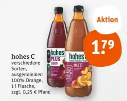 tegut Hohes c hohes c plus eisen oder hohes c multi Angebot