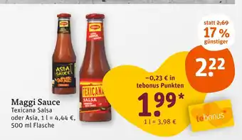 tegut Maggi texicana salsa oder asia Angebot