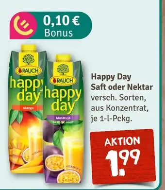 nahkauf Rauch happy day saft oder nektar Angebot