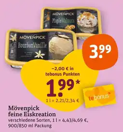 tegut Mövenpick feine eiskreation Angebot