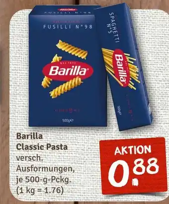 nahkauf Barilla classic pasta Angebot
