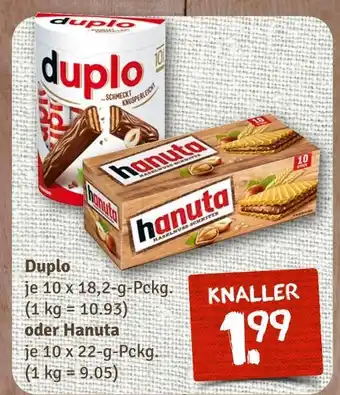 nahkauf Duplo duplo oder hanuta Angebot