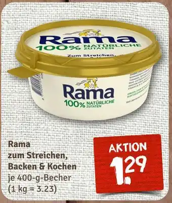 nahkauf Rama 100% natürliche zutaten Angebot
