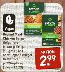 nahkauf Beyond meat chicken burger oder beyond burger Angebot