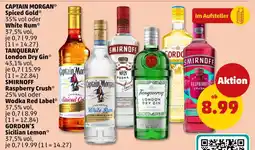 PENNY Captain morgan, tanqueray, smirnoff oder gordon’s aperitiff Angebot