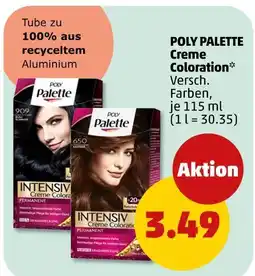 PENNY Poly palette creme coloration Angebot