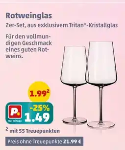 PENNY Rotweinglas Angebot