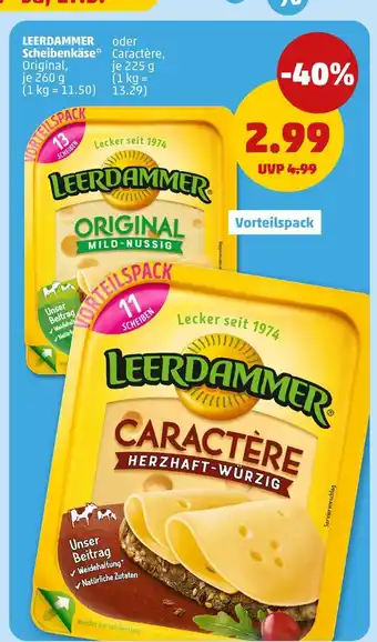 PENNY Leerdammer original oder caractère Angebot