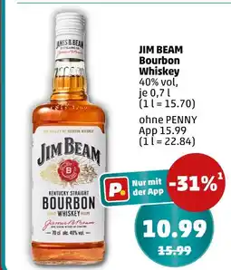 PENNY Jim beam bourbon whiskey Angebot