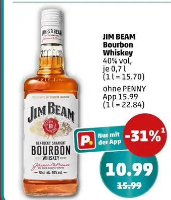 PENNY Jim beam bourbon whiskey Angebot