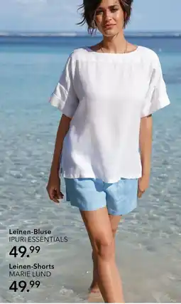 Peek & Cloppenburg Ipuri essentials oder marie lund leinen-bluse oder leinen-shorts Angebot