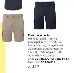 Tchibo Funktionsshorts Angebot