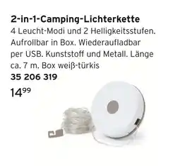 Tchibo 2-in-1-camping-lichterkette Angebot