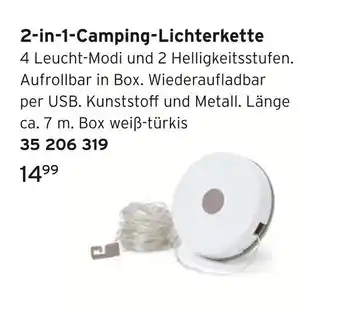 Tchibo 2-in-1-camping-lichterkette Angebot