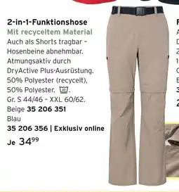 Tchibo 2-in-1-funktionshose Angebot