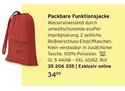 Tchibo Packbare funktionsjacke Angebot