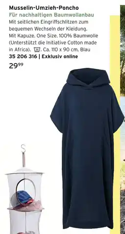 Tchibo Musselin-umzieh-poncho Angebot