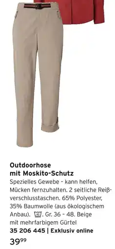 Tchibo Outdoorhose mit moskito-schutz Angebot