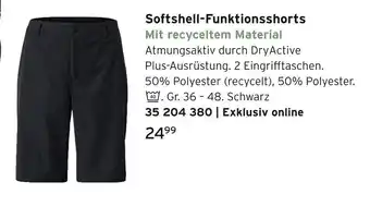 Tchibo Softshell-funktionsshorts Angebot