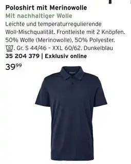 Tchibo Poloshirt mit merinowolle Angebot