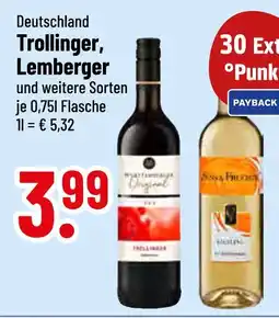 trinkgut Deutschland trollinger Angebot