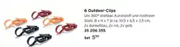 Tchibo 6 outdoor-clips Angebot