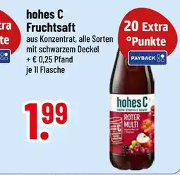 trinkgut Hohes c fruchtsaft Angebot