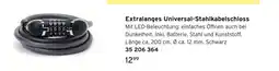 Tchibo Extralanges universal-stahlkabelschloss Angebot