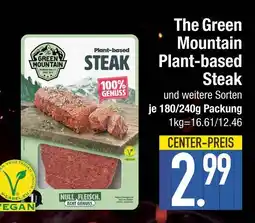 Edeka The green mountain plant-based steak Angebot