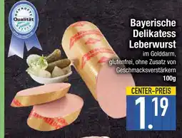 Edeka Qualität bayerische delikatess leberwurst Angebot