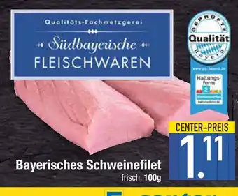 Edeka Südbayerische fleischwaren bayerisches schweinefilet Angebot