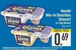 Edeka Nestlé mix-in smarties dessert Angebot
