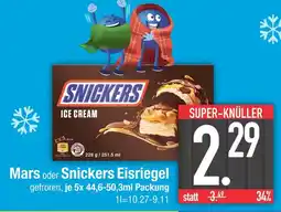 Edeka Snickers mars oder snickers eisriegel Angebot
