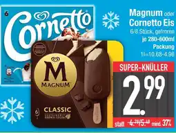 Edeka Magnum magnum oder cornetto eis Angebot