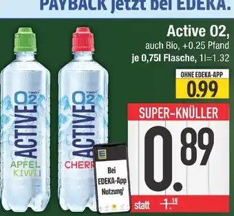 Edeka Active o2 apfel kiwi Angebot