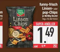 Edeka Funny-frisch linsen- oder pop-chips Angebot