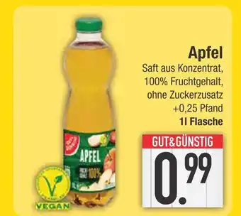 Edeka Gut&günstig apfel Angebot