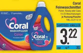 Edeka Coral color waschpulver oder farbschutz color waschmittel Angebot